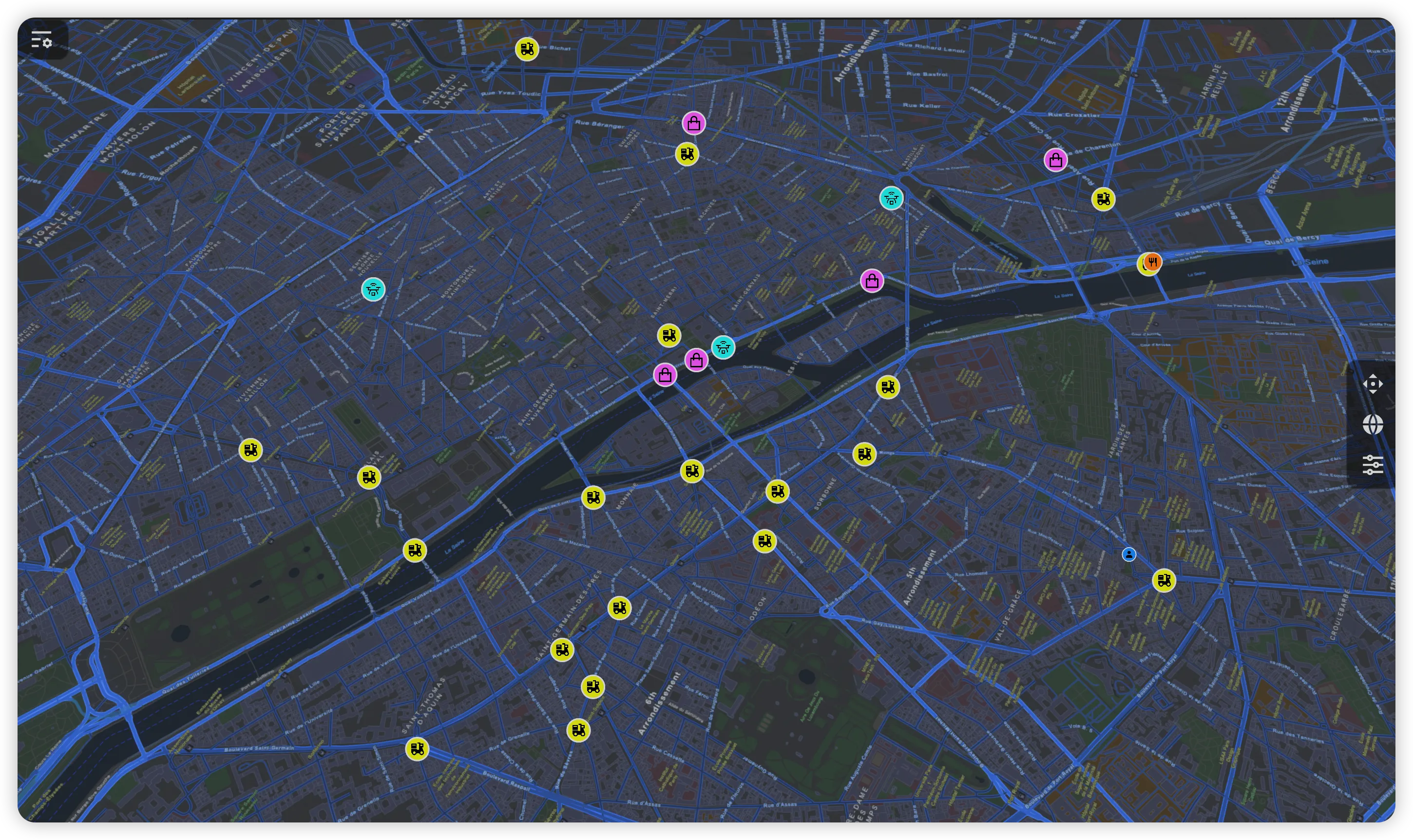 Paris simulation module